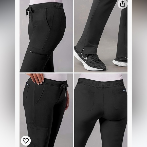 Navy Adar Addition Scrubs for Women - Cargo Drawstring Scrub PantsNWOT - Picture 2 of 12